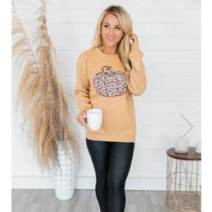 Pink lily boutique pumpkin sweatshirt